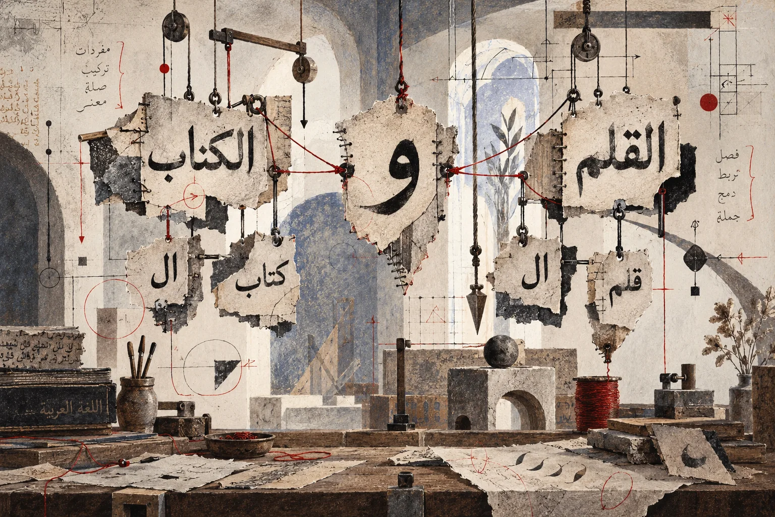 بناء الجملة في اللغة العربية