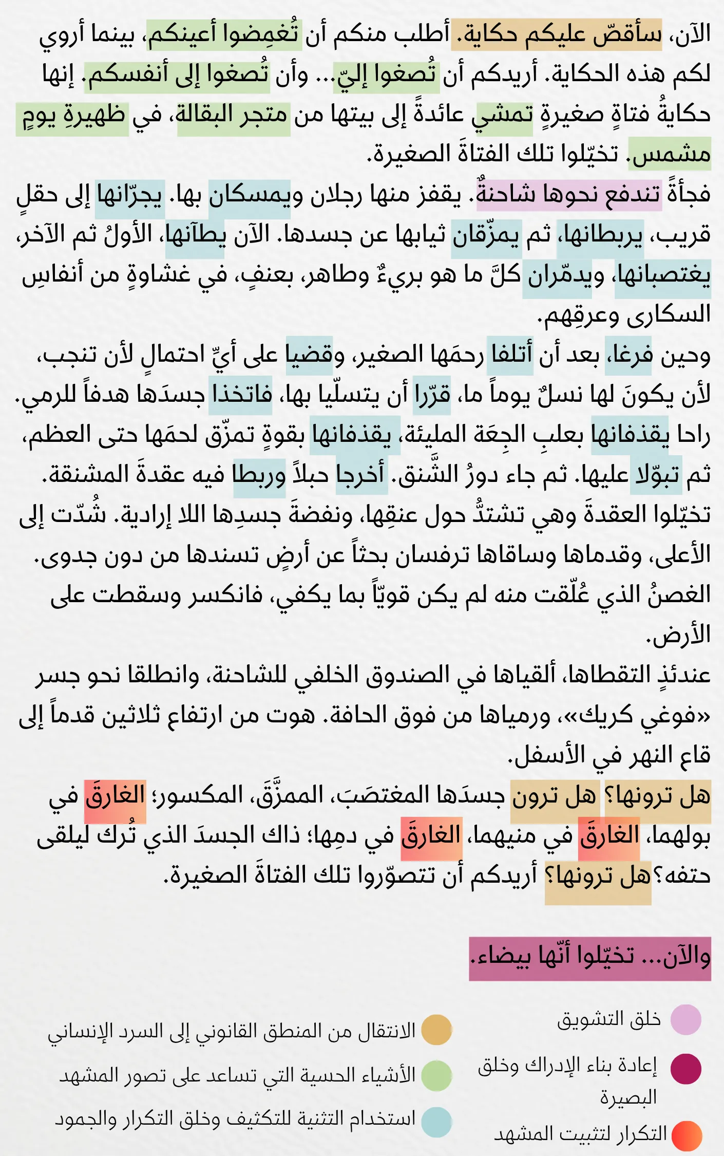 تحليل لغوي لمرافعة ختامية كتبها أكيفا غولدسمان
