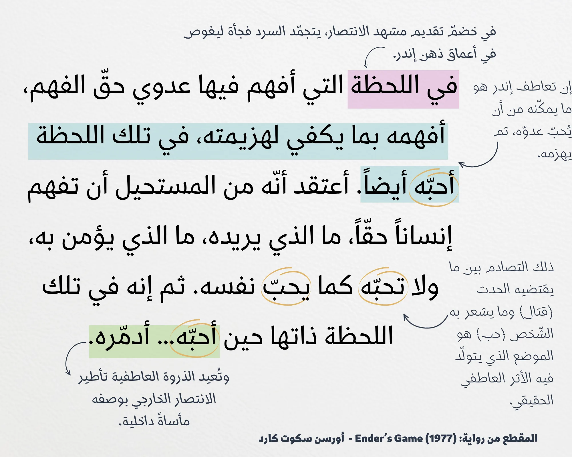 مقتطف من رواية Ender's Game