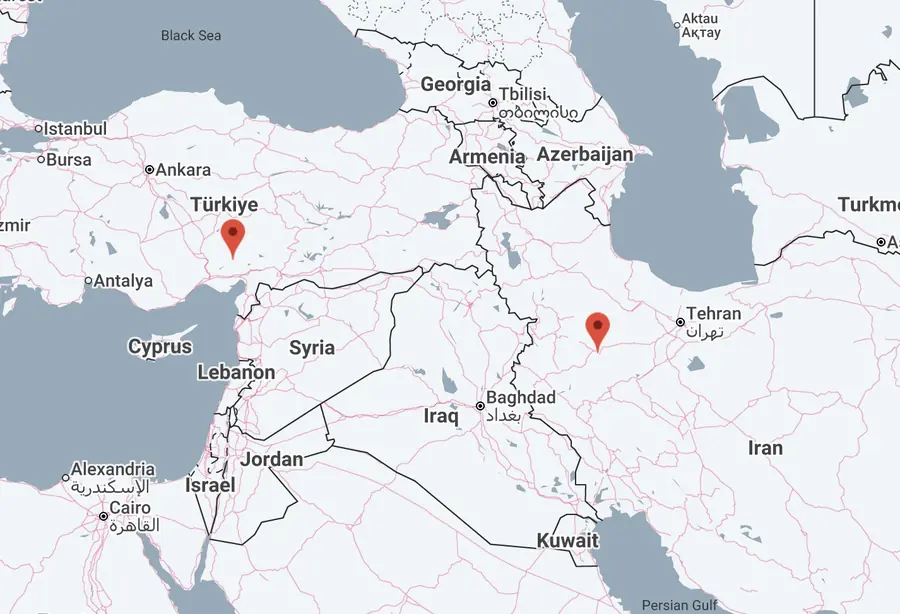 امتداد أراضي كردستان بحسب ابن فضل الله العمري