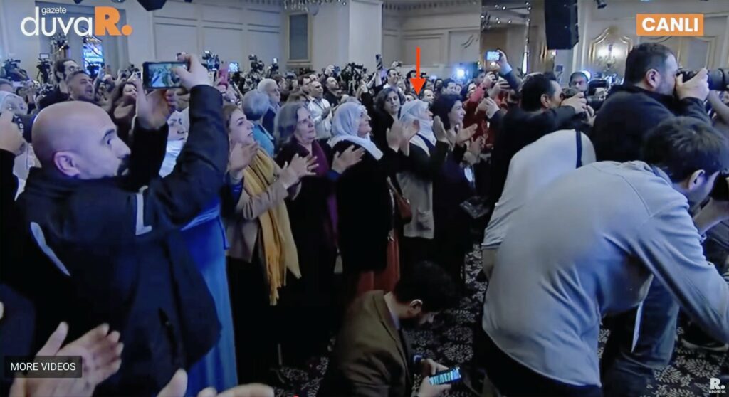 المؤتمر الصحفي لقراءة رسالة عبد الله أوجلان